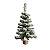 ÁRVORE DE NATAL ALPINA VERDE NEVADA 45CM 55G - Imagem 1