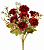 BUQUÊ DE ZÍNIA ARTIFICIAL VERMELHO X7 30CM 130518 - Imagem 1