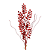 HASTE NATAL VERMELHA 60CM GLITTER 130349 - Imagem 1