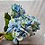BUQUE HORTENSIA X5 AZUL 48CM - Imagem 1