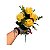 BUQUE DE ROSAS ARTIFICIAIS 5 BOTÕES AMARELO 39CM 131114 - Imagem 2