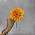 HASTE GERBERA C/FLOCKED LARANJA 45CM -131634 - Imagem 2