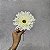 HASTE GERBERA C/FLOCKED BRANCO 45CM -131633 - Imagem 2