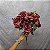 BUQUE DE ROSA X9 MARSALA 50CM-131979 - Imagem 2