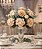 HASTE DE HORTENSIA COM FOLHAS CHA 45CM 132144 - Imagem 2