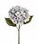 HASTE DE HORTENSIA COM FOLHAS AZUL 45CM 132142 - Imagem 1