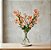 HASTE GALHO FLOR MINI X44 ROSA CLARO 60CM 132074 - Imagem 1