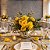 BUQUE DE PEONIA C/ HORTENSIA X6 AMARELO 32CM 132080 - Imagem 1
