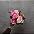 BUQUE DE PEONIA C/ HORTENSIA X6 ROSA CLARO 32CM-132079 - Imagem 2