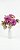 MINI BUQUE DALIA X6 LILAS 32CM - Imagem 1