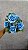 BUQUE DE ROSA X7 AZUL CLARO 45CM - Imagem 2