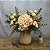 HASTE DE HORTENSIA COM FOLHAS ROSA 45CM 132143 - Imagem 1