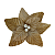 KIT 6 FLOR DE NATAL BICO DE PAPAGAIO BEGE 30X24CM 13615BG - Imagem 2