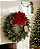 KIT 6 FLOR DE NATAL AVELUDADA VERMELHA 24CM CABO 30CM - Imagem 2