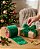 KIT 2 FITAS ARAMADA ENFEITE DE NATAL 6,3CMX9M AVELUDADA VERDE DUPLA FACE 13759 - Imagem 1