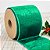 KIT 2 FITAS ARAMADA ENFEITE DE NATAL 6,3CMX9M AVELUDADA VERDE DUPLA FACE 13759 - Imagem 2