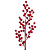 KIT 10 HASTE NATALINA BERRY VERMELHA 53CM 130752 - Imagem 3