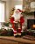PAPAI NOEL VINTAGE CLASSICO C/LANTERNA 60 CM VERMELHO - Imagem 1