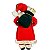 PAPAI NOEL VINTAGE CLASSICO C/LANTERNA 60 CM VERMELHO - Imagem 2
