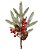 HASTE BERRY CIPRESTE 44CM VERMELHO VERDE - Imagem 2