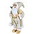PAPAI NOEL  LUXO C/PINHEIRO  60CM - DOURADO - Imagem 4