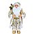 PAPAI NOEL  LUXO C/PINHEIRO  60CM - DOURADO - Imagem 1