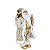 PAPAI NOEL LUXO C/PINHEIRO 45CM DOURADO - Imagem 4