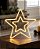 ESTRELA DE LED 50CM BRANCO QUENTE 110V NATAL - Imagem 1