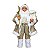 PAPAI NOEL VINTAGE PRESENTE 60CM DOURADO - Imagem 1