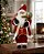 PAPAI NOEL  RUSTICO RAQUETES  60CM  VERMELHO - Imagem 1