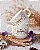 Xícara Jardim Encantado Porcelana 180mL - Imagem 2