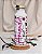 Garrafa térmica floral aquarela com tampa de bambu personalizada - Imagem 6
