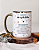 Caneca jumbo alça cromada personalizada receita do amor - Imagem 1