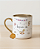 Caneca nobelle gold personalizada cavalinhos rosa 300mL - Imagem 1