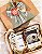 Kit anúncio de gravidez - xícara + quadro polaroide de mesa + caixa MDF - Imagem 1