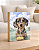 Quadro de mesa meu pet Dachshund pintado (Salsicha) personalizado com nome 15x20cm - Imagem 1