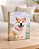 Quadro de mesa meu pet akita personalizado com nome 15x20cm - Imagem 1