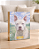 Quadro de mesa meu pet cachorro pitbull branco personalizado com nome 15x20cm - Imagem 1