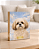 Quadro de mesa meu pet cachorro shih tzu personalizado com nome 15x20cm - Imagem 1