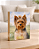Quadro de mesa meu pet yorkshire 1 personalizado com nome 15x20cm - Imagem 1