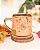 Caneca nobelle gold salmão personalizada tulipas 400mL - Imagem 3