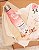 Kit garrafa térmica degradê rosa floral + moleskine - Imagem 3