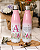 Garrafa Urbana Degradê Rosa Floral Meu Jardim de Verão 500mL - Imagem 1