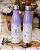 Garrafa Urbana Degradê Lilás Floral com Nome e Frase 500mL - Imagem 1