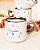 Caneca Nobelle Moon Prata com Arte de Florzinhas Rosa 400mL - Imagem 2