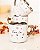 Caneca Nobelle Moon Prata com Arte de Florzinhas Rosa 400mL - Imagem 3