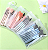 Kit 8 Peças Conjunto De Pincéis De Maquiagem Para Viagem com Estojo Transparente - Imagem 1