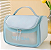 Necessarie Organizadora Viagem Bolsa Impermeável De Maquiagem Transparente Portátil Flip - Imagem 5