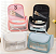 Necessarie Organizadora Viagem Bolsa Impermeável De Maquiagem Transparente Portátil Flip - Imagem 1