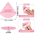 Esponja Triangular Para Pó De Veludo Maquiagem - Imagem 2